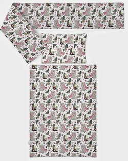 Pościel 3 elementowa dziecięca 135x100 Bunny World C003