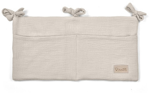 Przybornik na łóżeczko Cotton color 30x60 cm Beż CC2