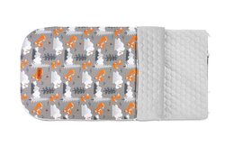 Śpiworek do wózka VELVET Góry Szary 100x48 cm