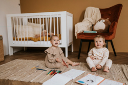  ŁÓŻECZKO Dziecięce Drewniane 140x70 Białe Tapczanik Olivia+ Materac