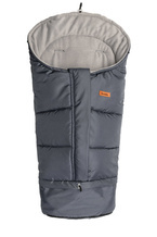 Śpiworek do wózka polar COMBI 3w1 Graphite/Grey 100x45 cm