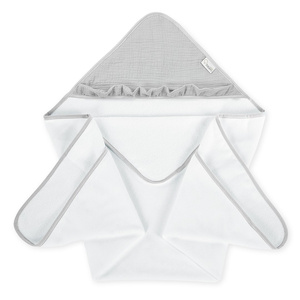 Okrycie kąpielowe z kapturkiem Cotton color CC3 Popiel