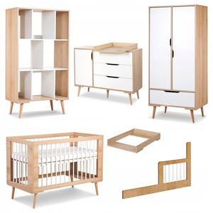 Zestaw mebli dziecięcych z Łóżeczkiem Białe Buk SOFIE
