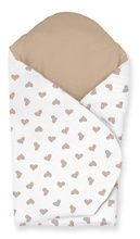 Rożek niemowlęcy 75x75 cm Sweet Heart World C015