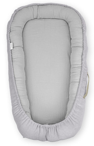 Gniazdko niemowlęce Kokon 80x45 cm Popiel CC3