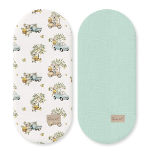 Prześcieradło do gondoli 80x35cm 2-pak Koala w podróży W446