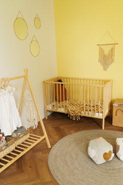 ŁÓŻECZKO Dziecięce Drewniane 120x60 Sosna FRANIA