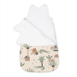 Śpiworek niemowlęcy do spania M (1,5 TOG) 77x35 cm Zabawa w tropikach CP4
