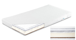 Materac do łóżeczka 120x60 TWARDY H3 Gryka Pianka Kokos 
