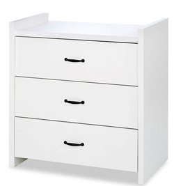 Zestaw mebli dziecięcych z Łóżeczkiem Białe AMELIA