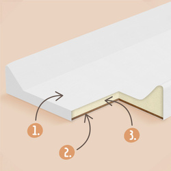 Przewijak twardy długi PT80 Autka 416