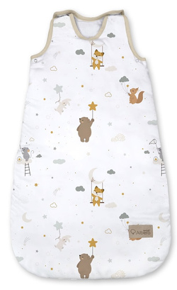 Śpiworek niemowlęcy do spania S (1,5 TOG) 62x34 cm MINI Myszka 421