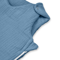 Śpiworek niemowlęcy do spania S (1,5 TOG) 62x34 cm Niebieski CC7