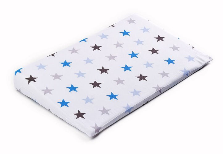 Pokrowiec na poduszkę klin do łóżeczka Gwiazdki Szare 38x60 cm pol_pl_Pokrowiec-na-poduszke-klin-do-lozeczka-Gwiazdki-Szare-38x60-cm-1484_1
