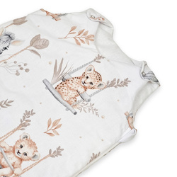 Śpiworek niemowlęcy do spania S (1,5 TOG) 62x34 cm Africa world C012