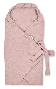 Otulacz do fotelika 100x100 cm CC1 róż