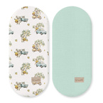 Prześcieradło do gondoli 80x35cm 2-pak Koala w podróży W446