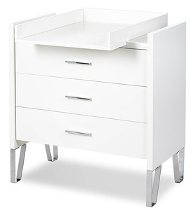 Komoda z Szufladami z Przewijakiem Nakładka na Komodę Duża Biała BLANKA
