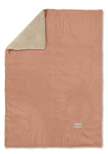 Kocyk welurowy 100x80 cm Karmel CC5