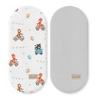 Prześcieradło do gondoli 80x35cm 2-pak Autka W416