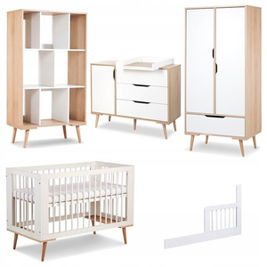 Zestaw mebli dziecięcych z Łóżeczkiem Białe Buk SOFIE