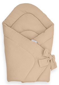 Rożek niemowlęcy 75x75 cm Biszkoptowy WM447