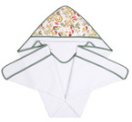 Okrycie kąpielowe z kapturkiem 100x100 cm Dżungla K100