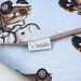 Rożek niemowlęcy 75x75 cm Little Drivers World C013