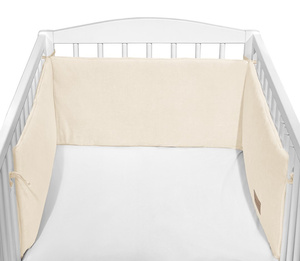 Ochraniacz do łóżeczka Welurowy 180x30 cm Wanilia CC0