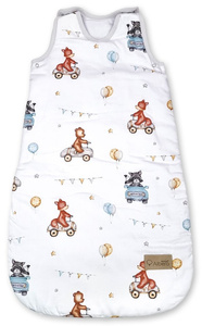 Śpiworek niemowlęcy do spania S (1,5 TOG) 62x34 cm MINI Autka 416