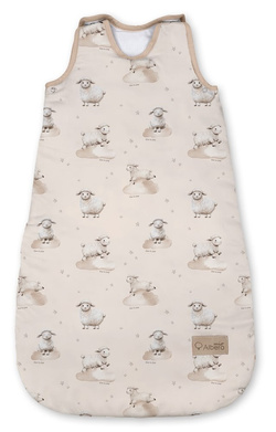 Śpiworek niemowlęcy do spania M (1,5 TOG) 77x35 cm Śpiące owieczki 447
