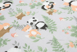 Wkład do łóżeczka 120x60x6 Panda i Lis