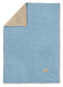 Kocyk welurowy 100x80 cm Niebieski CC7