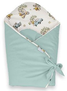 Rożek niemowlęcy 75x75 cm Koala w podróży 446