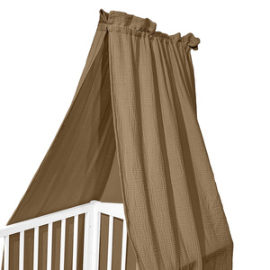 Baldachim do łóżeczka 150x200 cm Cotton color CC5 Karmel