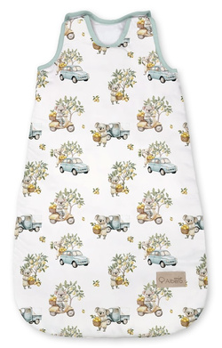 Śpiworek niemowlęcy do spania M (1,5 TOG) 77x35 cm Koala w podróży 446