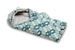 Otulacz do fotelika 90x90 cm Velvet Ornament Granatowy