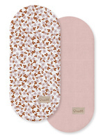 Prześcieradło do gondoli 80x35cm 2-pak Retro Kwiatki CP1