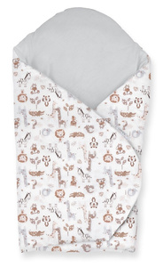 Rożek niemowlęcy 75x75 cm Zoo World C016