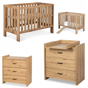 Zestaw mebli dziecięcych z Łóżeczkiem Dąb AMELIA II