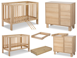 Zestaw mebli dziecięcych z Łóżeczkiem Buk Olivia