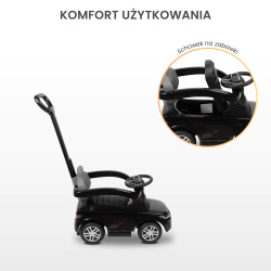 Jeździk Land Rover Black
