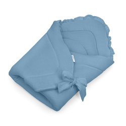 Rożek niemowlęcy 75x75 cm Niebieski CC7 Cotton Color