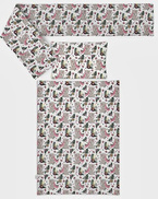 Pościel 3 elementowa dziecięca 135x100 Bunny World C003