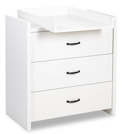 Zestaw mebli dziecięcych z Łóżeczkiem Białe AMELIA