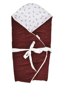 Rożek niemowlęcy 75x75 cm VELVET Czerwień Tomato V108