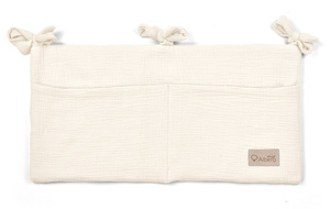 Przybornik na łóżeczko Cotton color 30x60 cm Wanilia CC0