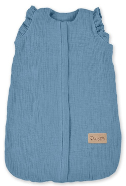 Śpiworek niemowlęcy do spania S (0,5 TOG) 62x34 cm Niebieski CC7